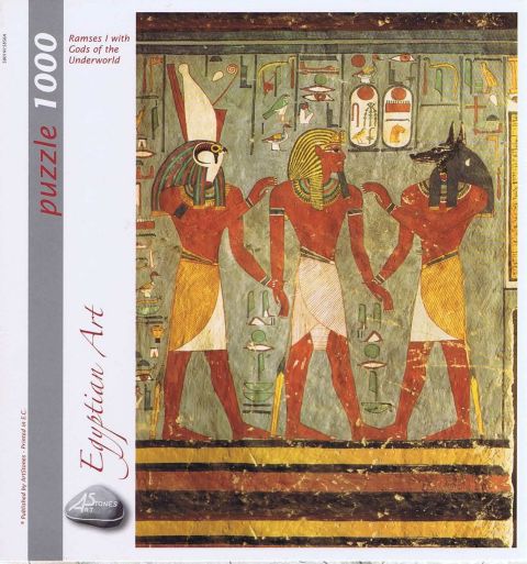 Ramses I with Gods of the Underworld, 1000 brikker (1)